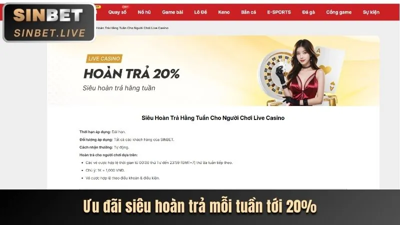 Hoàn trả cược thể thao mcw88