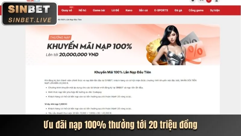 Khuyến mãi chào mừng mcw88